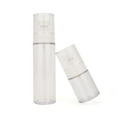 คุณภาพ  Customized Empty Plastic Spray Bottles 100ml 50ml 120ml White Color โรงงาน