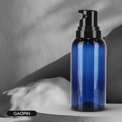 ขวดแชมพูและครีมนวดสุดหรู 130ml Blue PCR บรรจุภัณฑ์โลชั่นบำรุงผิว