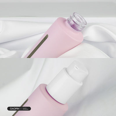 ขวดโลชั่นพลาสติก SGS พร้อมเครื่องปั๊ม 120ml Frosted