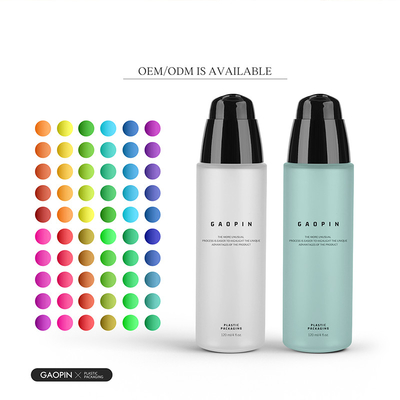 ขายส่ง 50/100 / 120ml ecofriendly pet white โลชั่นล้างหน้าเครื่องสำอางขวดปั๊มพลาสติก