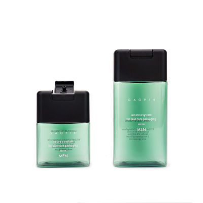 ขวดแชมพูพลิกด้านบนขนาด 200 มล. 250 มล. ขวดพลาสติก PETG Square สำหรับเจลทำความสะอาดมือ