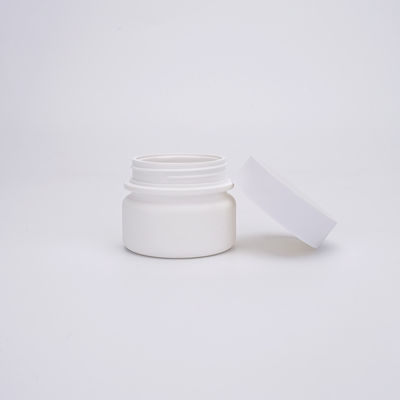 50ml PETG ขวดพลาสติกกลมสีขาว, ขวดเครื่องสำอางครีมหน้า