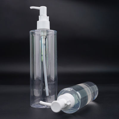 ขวดโลชั่นพลาสติกเครื่องสำอางแบบกำหนดเอง 200ml 400ml น้ำมันผมขวด PET