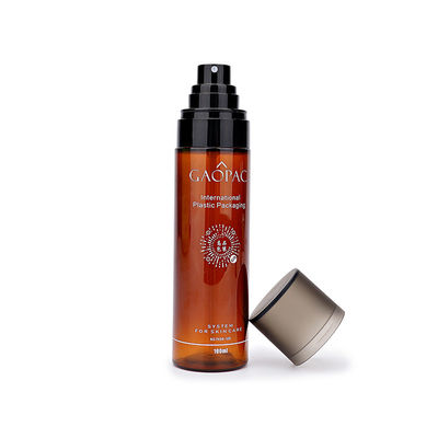 ขวดสเปรย์พลาสติกสีน้ำตาล CE 80ML 90ML 120ML บรรจุภัณฑ์ดูแลผิว
