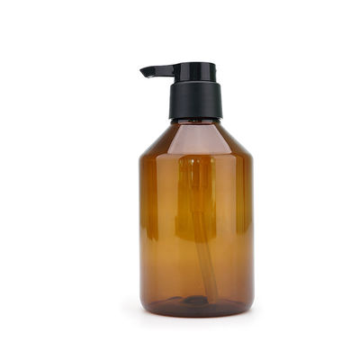 Gaopin 500ml ขวดพลาสติกสีเหลืองอำพัน 280ml ขวดแชมพูเปล่า