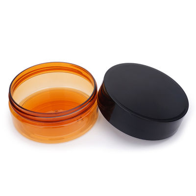 ขวดเครื่องสำอางทรงกลมพลาสติกบรรจุผม 200ml พร้อมฝาปิด PE Gasket