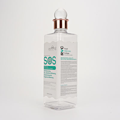 Customized 500ml Empty PET Plastic Bottles With Screw Caps