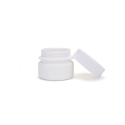 ขวด PET กลมสีขาวขนาด 30 มล. ขวดเปล่าสำหรับดูแลผิวใบรับรอง QS