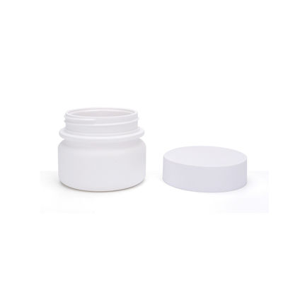 ขวด PET กลมสีขาวขนาด 30 มล. ขวดเปล่าสำหรับดูแลผิวใบรับรอง QS