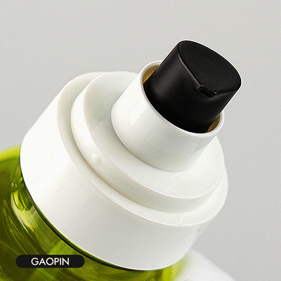 40ml 50ml 130ml ขวดโลชั่นพลาสติกสีเขียวชุดบรรจุภัณฑ์เครื่องสำอางสุดหรู