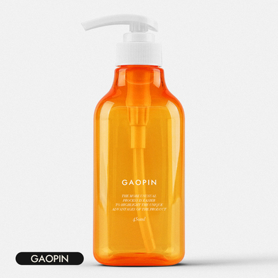 450ml PET พลาสติกโลชั่นปั๊มขวดบรรจุภัณฑ์น้ำยาล้างขวดแชมพูคอนเทนเนอร์